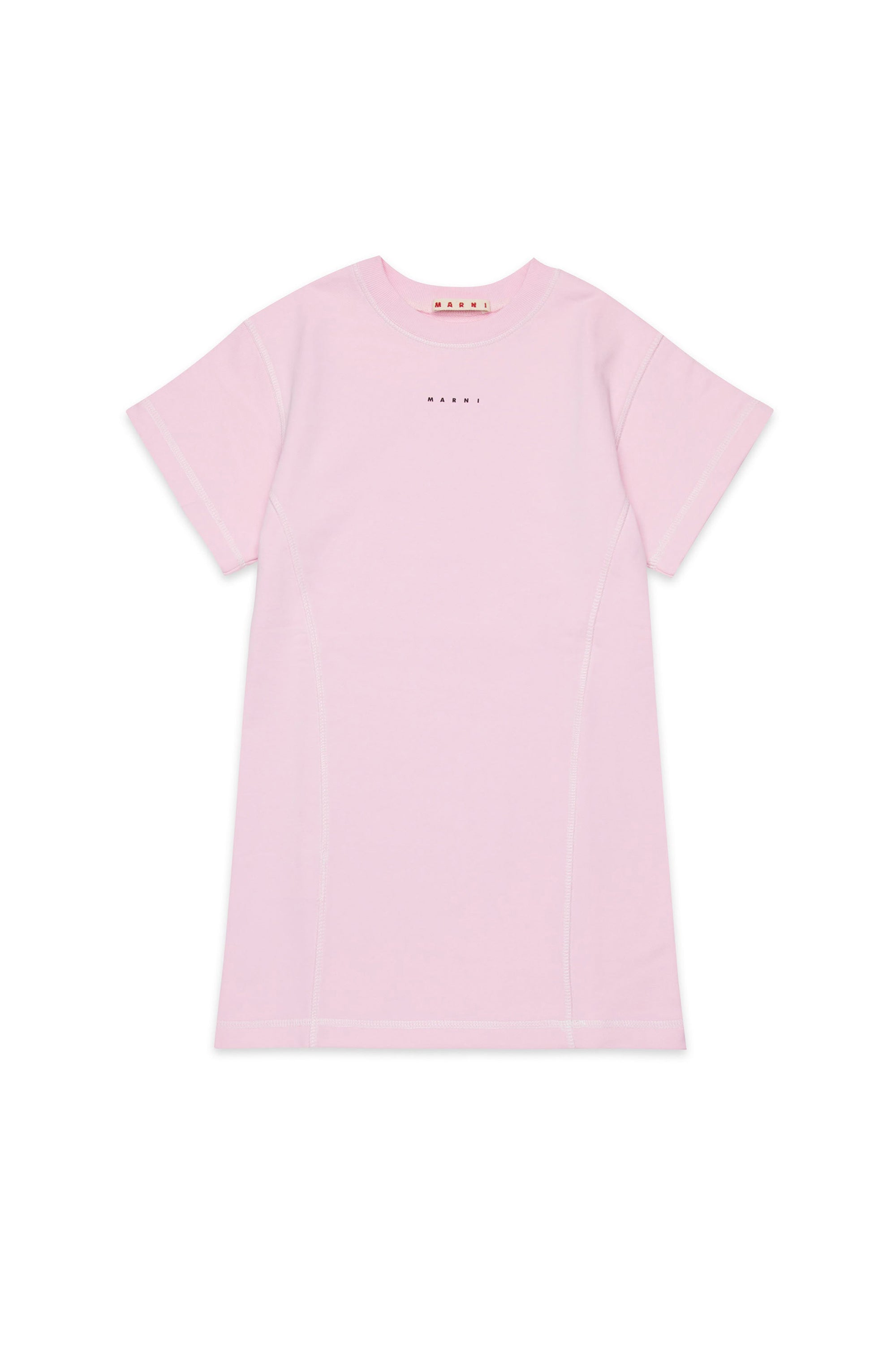 Dress with printed logo - Soft Pink