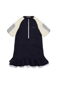 Robe courte évasée - Blue Navy