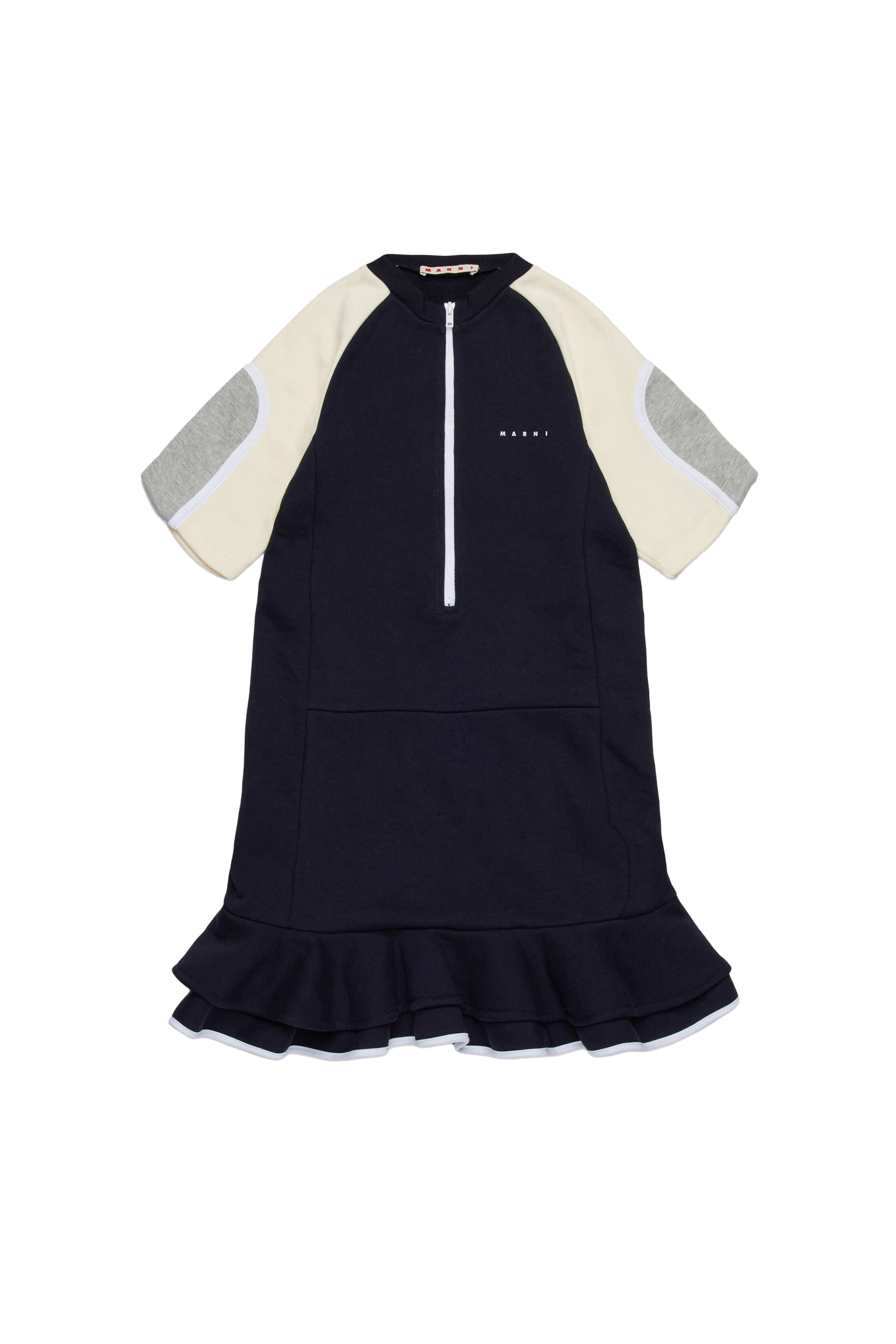 Short flared dress - Blue Navy