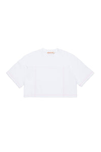 T-shirt with stitching - White