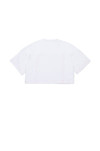 T-shirt with stitching - White