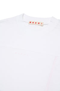 T-shirt with stitching - White