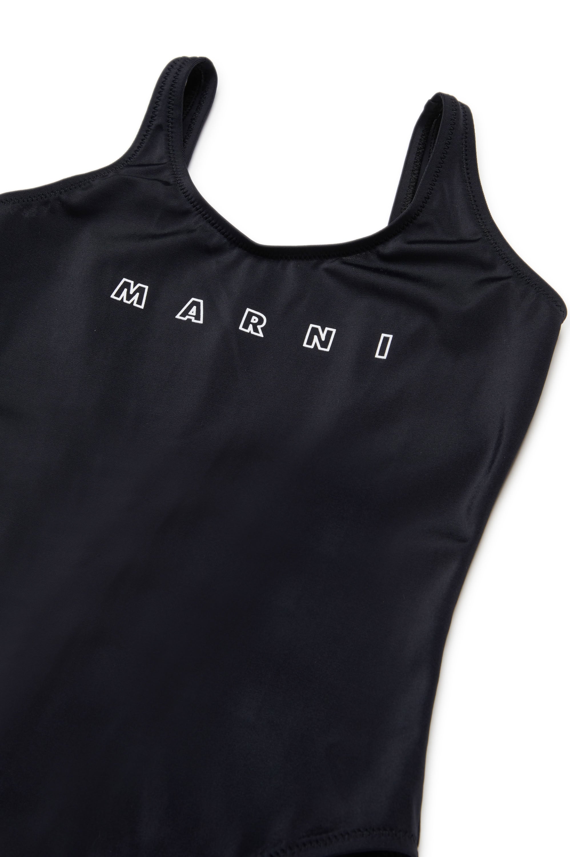 Maillot une pièce avec logo - Black