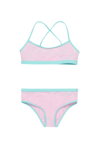 Thin straps bikini set - Soft Pink