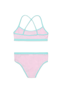 Thin straps bikini set - Soft Pink