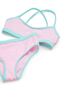 Thin straps bikini set - Soft Pink
