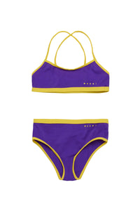 Thin straps bikini set - Purple Grape