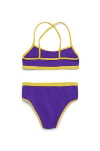 Thin straps bikini set - Purple Grape