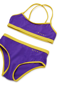 Thin straps bikini set - Purple Grape