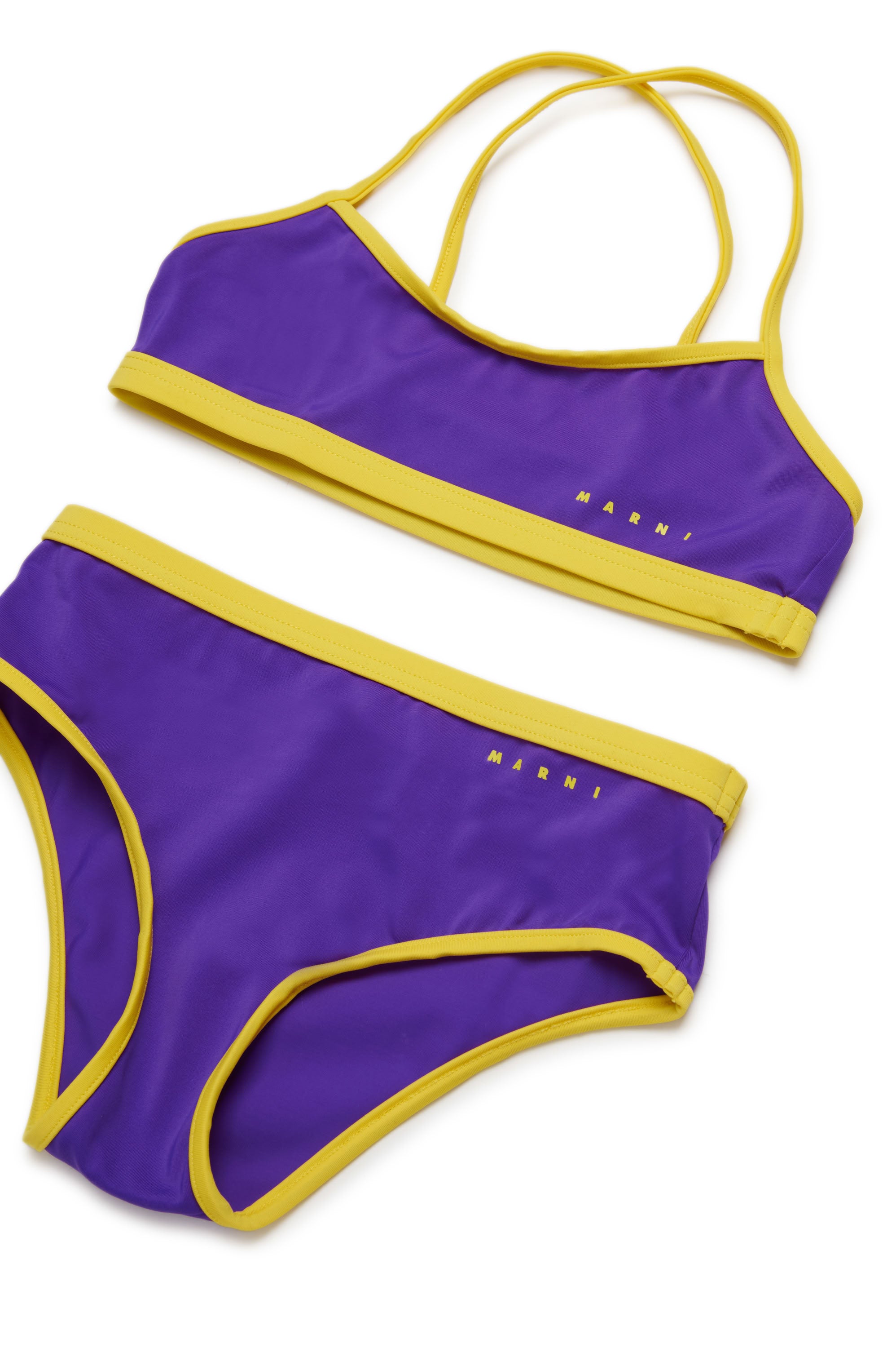 Thin straps bikini set - Purple Grape
