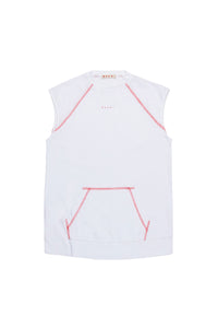 Sleeveless dress - White