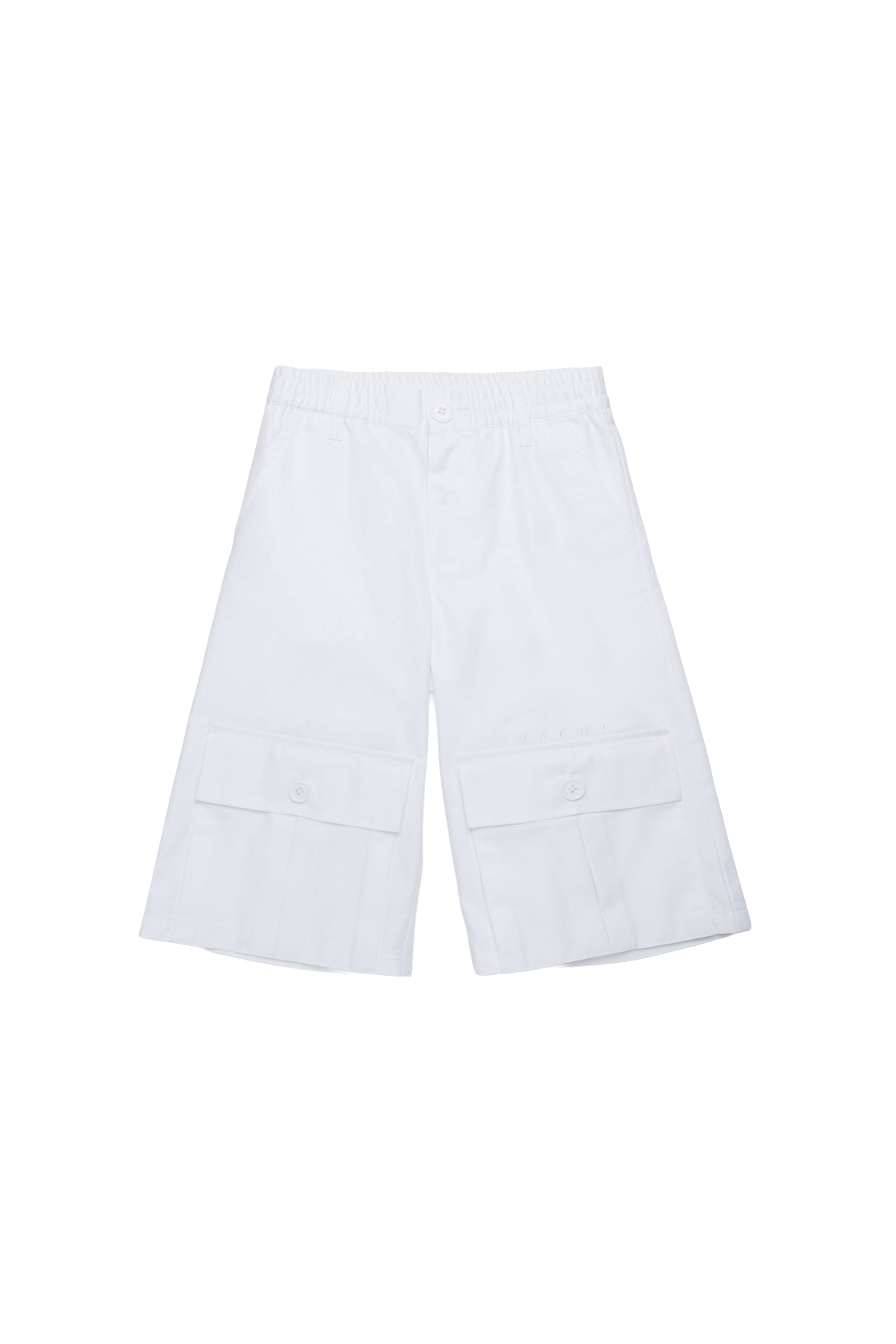 Short avec poches - White
