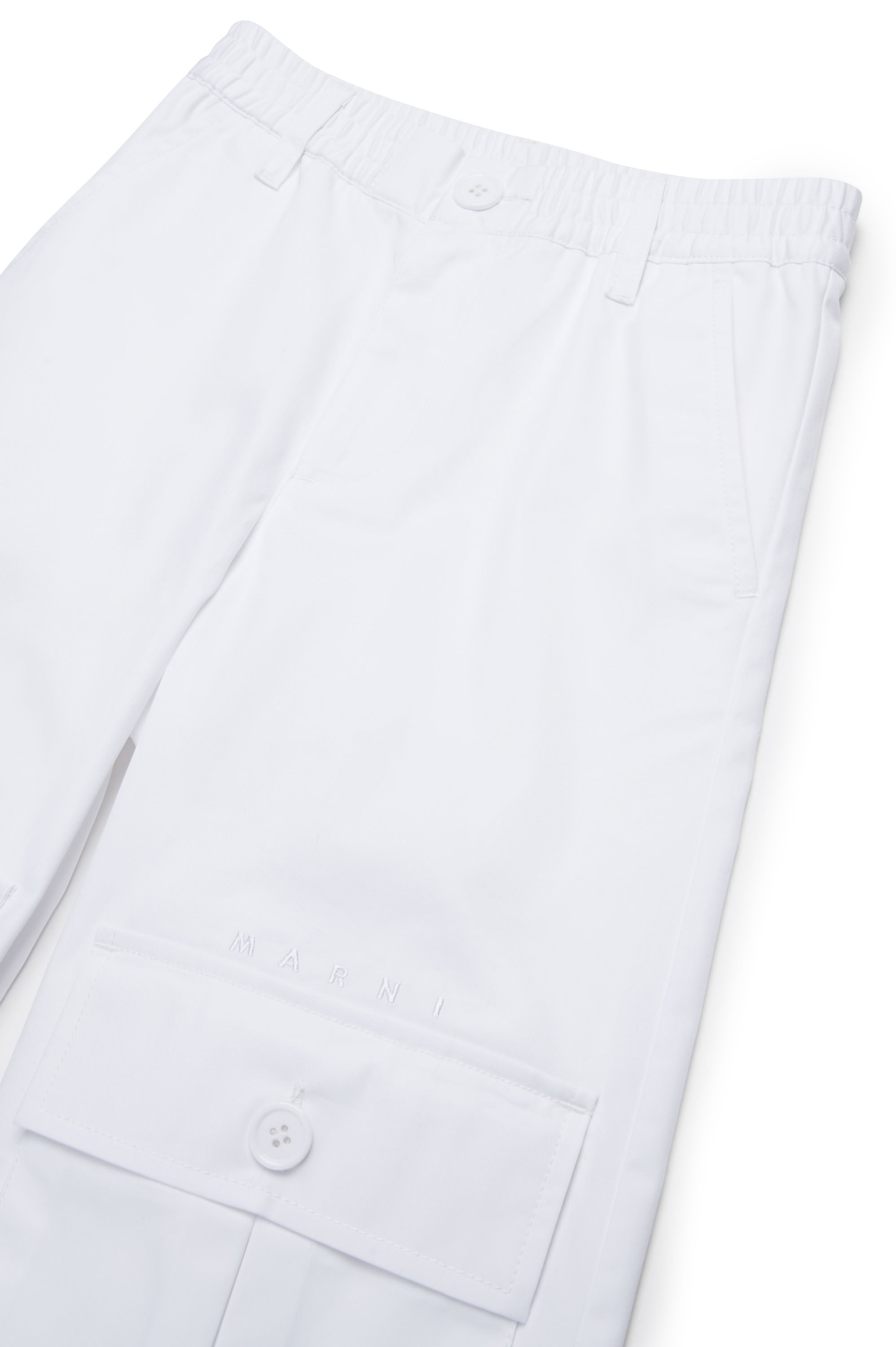 Short avec poches - White