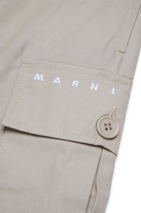 Trousers with pockets - Sand Beige