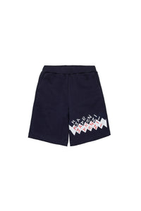 Printed shorts - Blue Navy