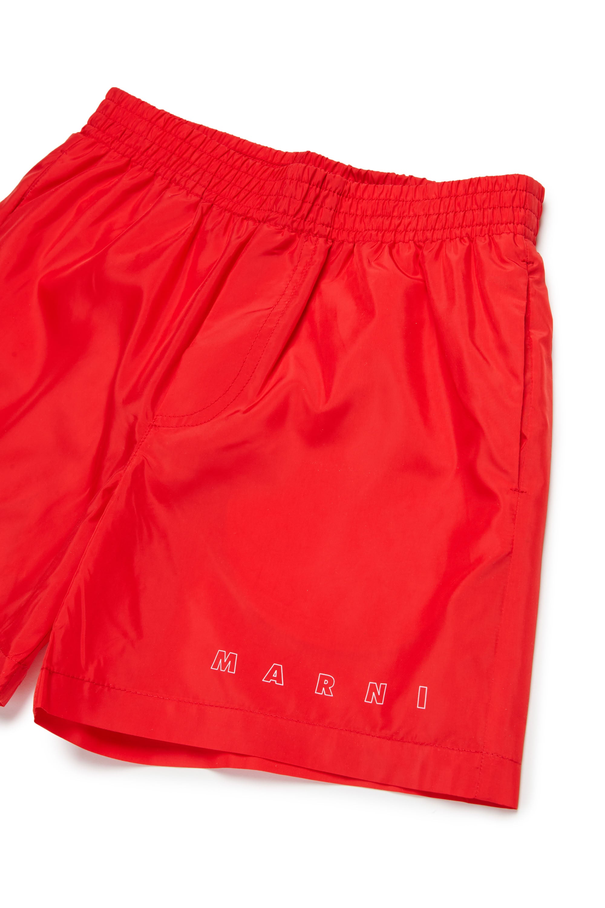 Boxer à taille élastiquée - Bright Red