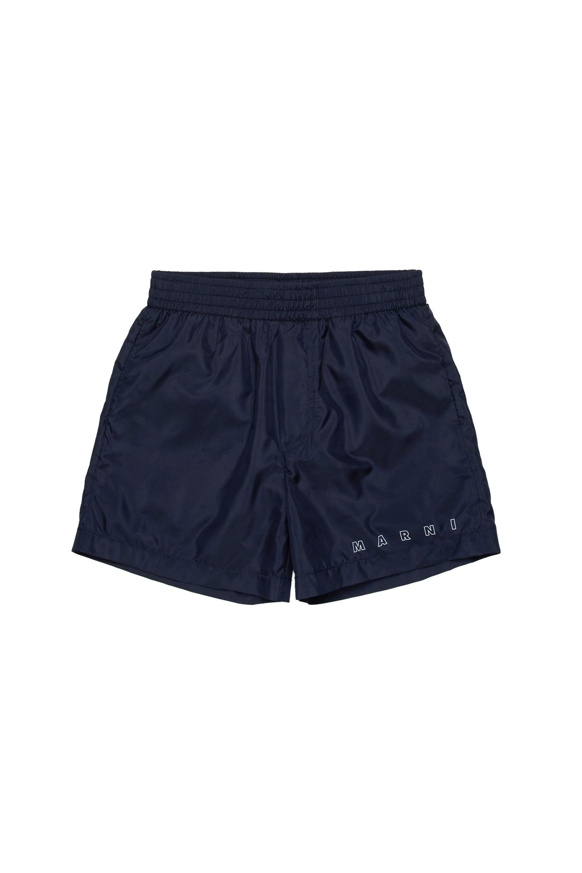 Short à taille élastiquée - Blue Navy