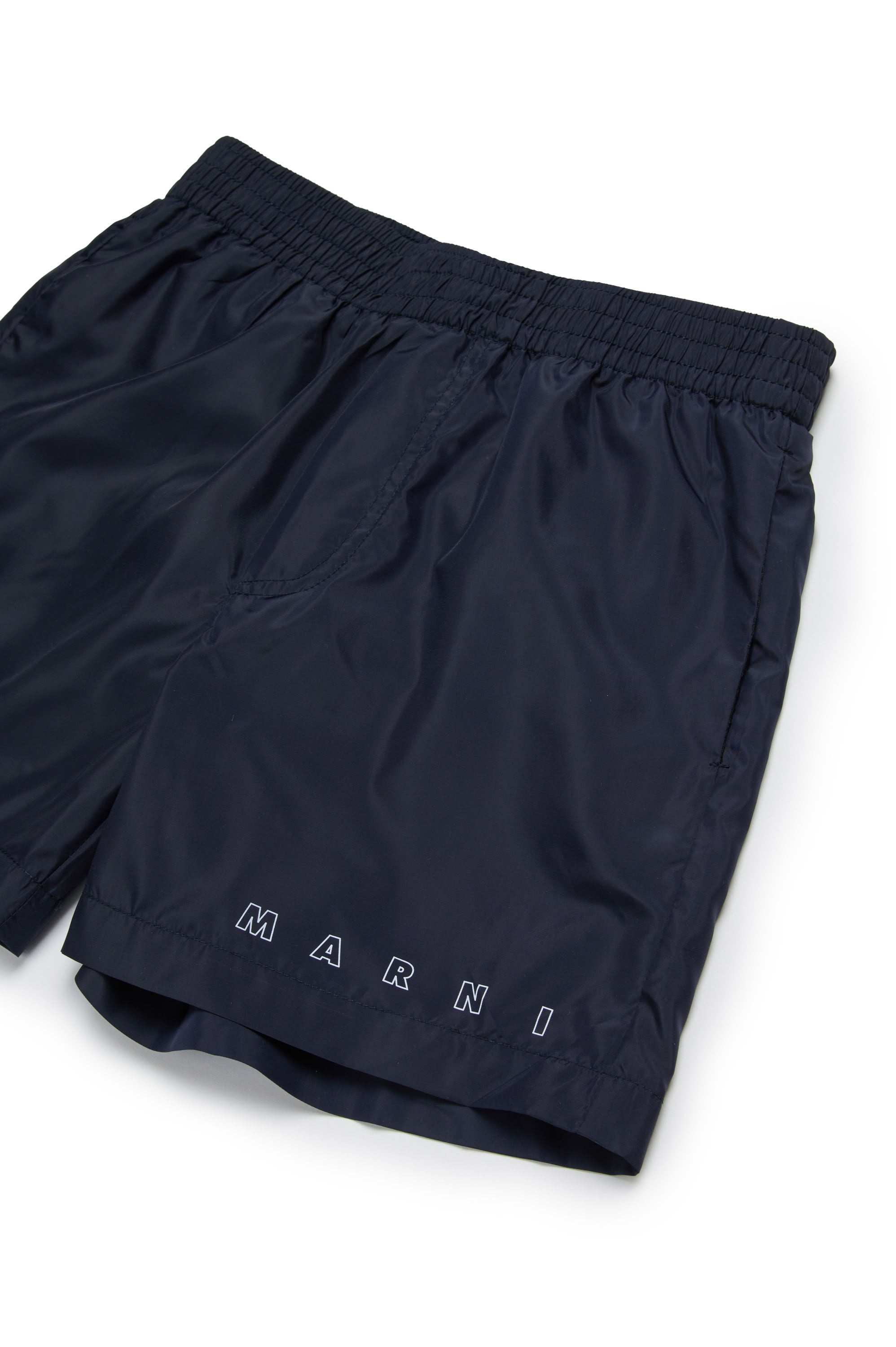 Short à taille élastiquée - Blue Navy