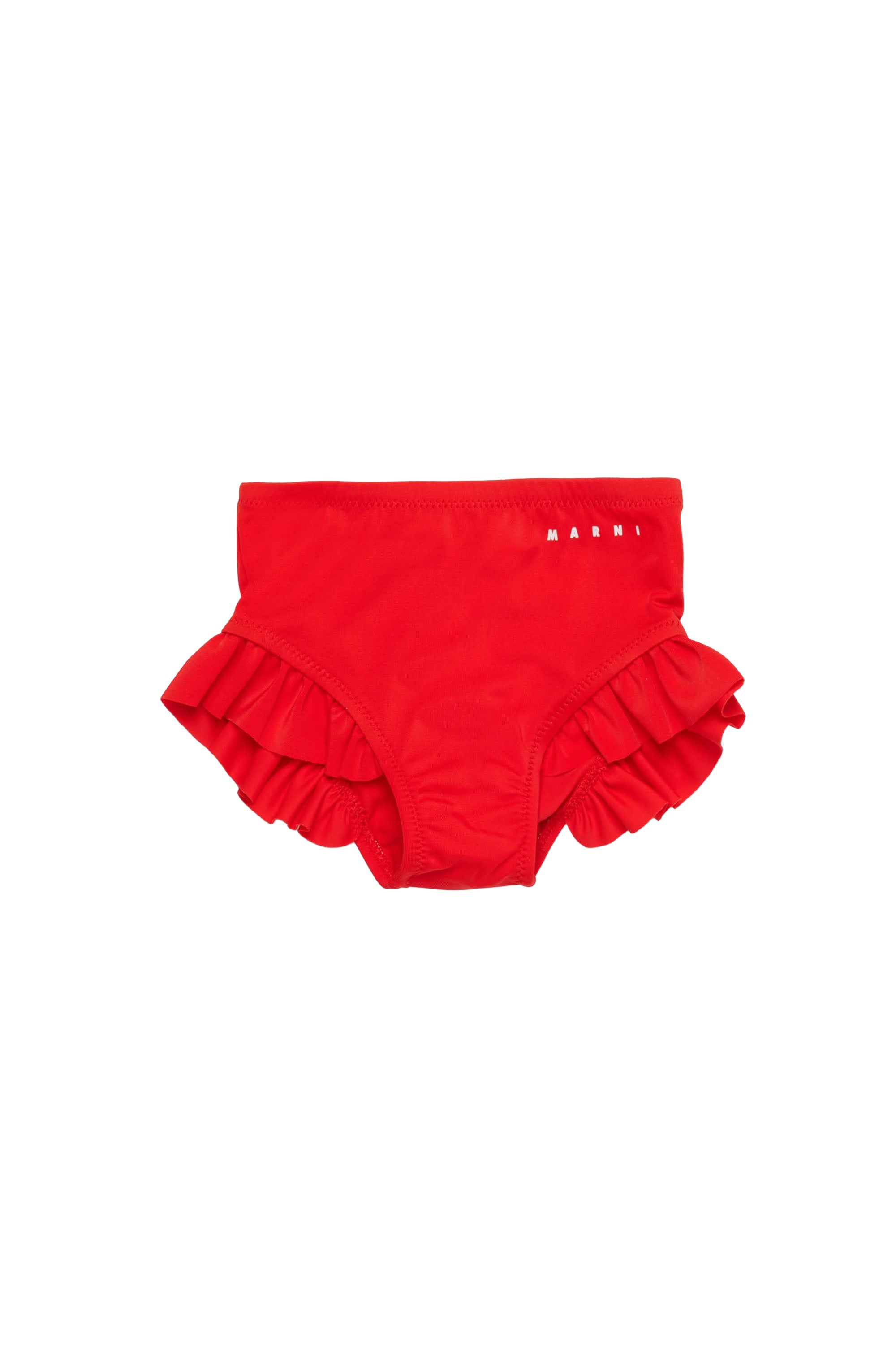 Maillot de bain avec volants - Bright Red