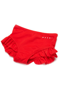Culotte de bain avec volants - Bright Red