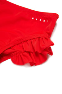 Maillot de bain avec volants - Bright Red