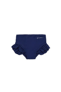 Culotte de bain avec volants - Blue Navy