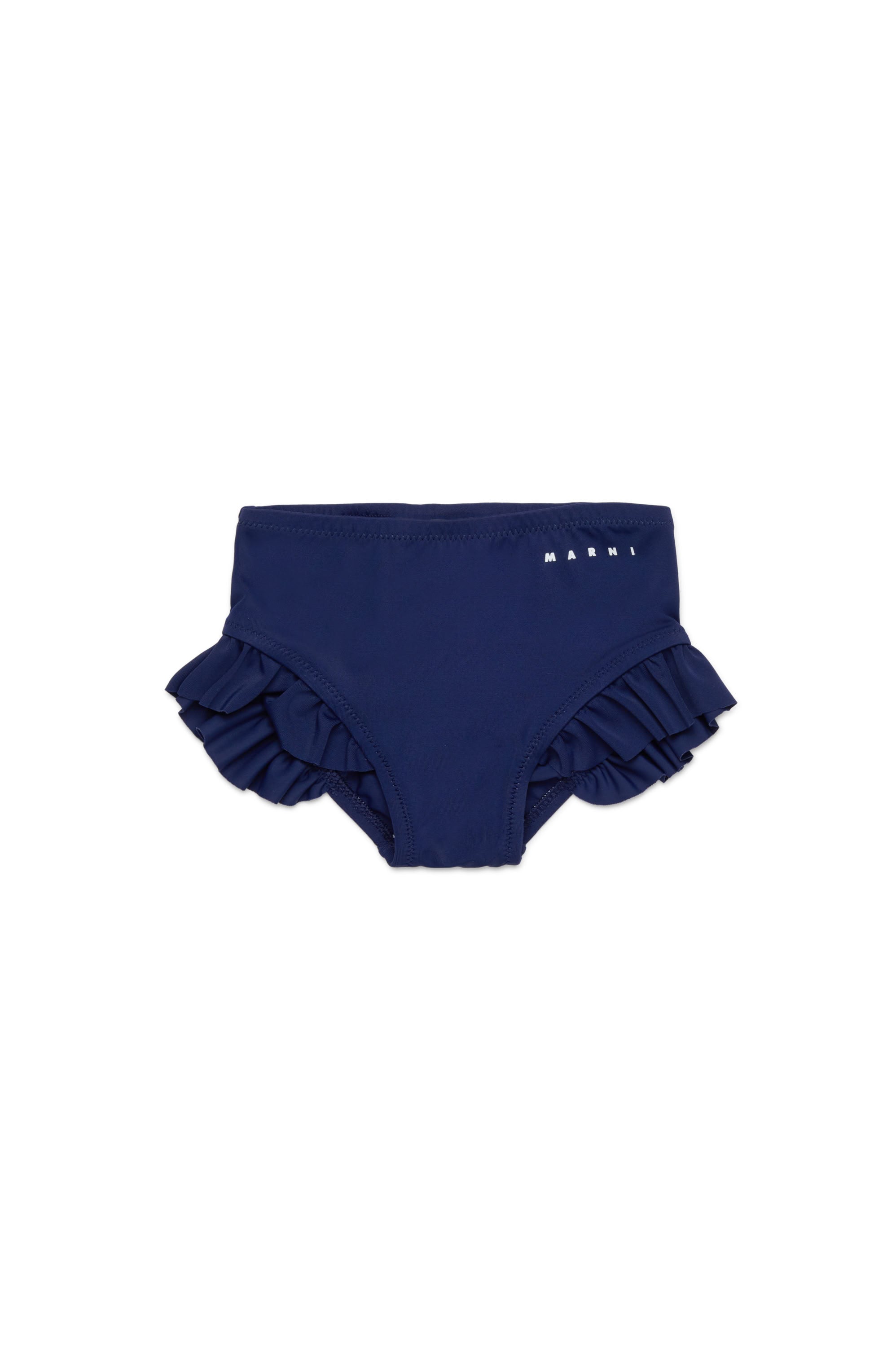 Culotte de bain avec volants - Blue Navy