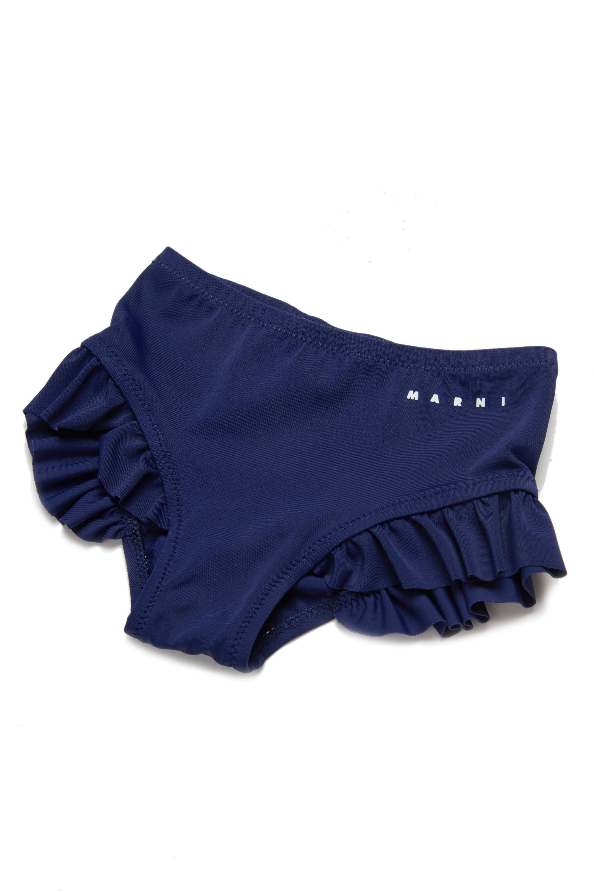 Culotte de bain avec volants - Blue Navy