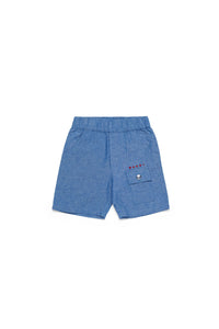 Elasticated waist shorts - Denim