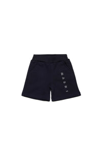 Short à taille élastiquée - Blue Navy