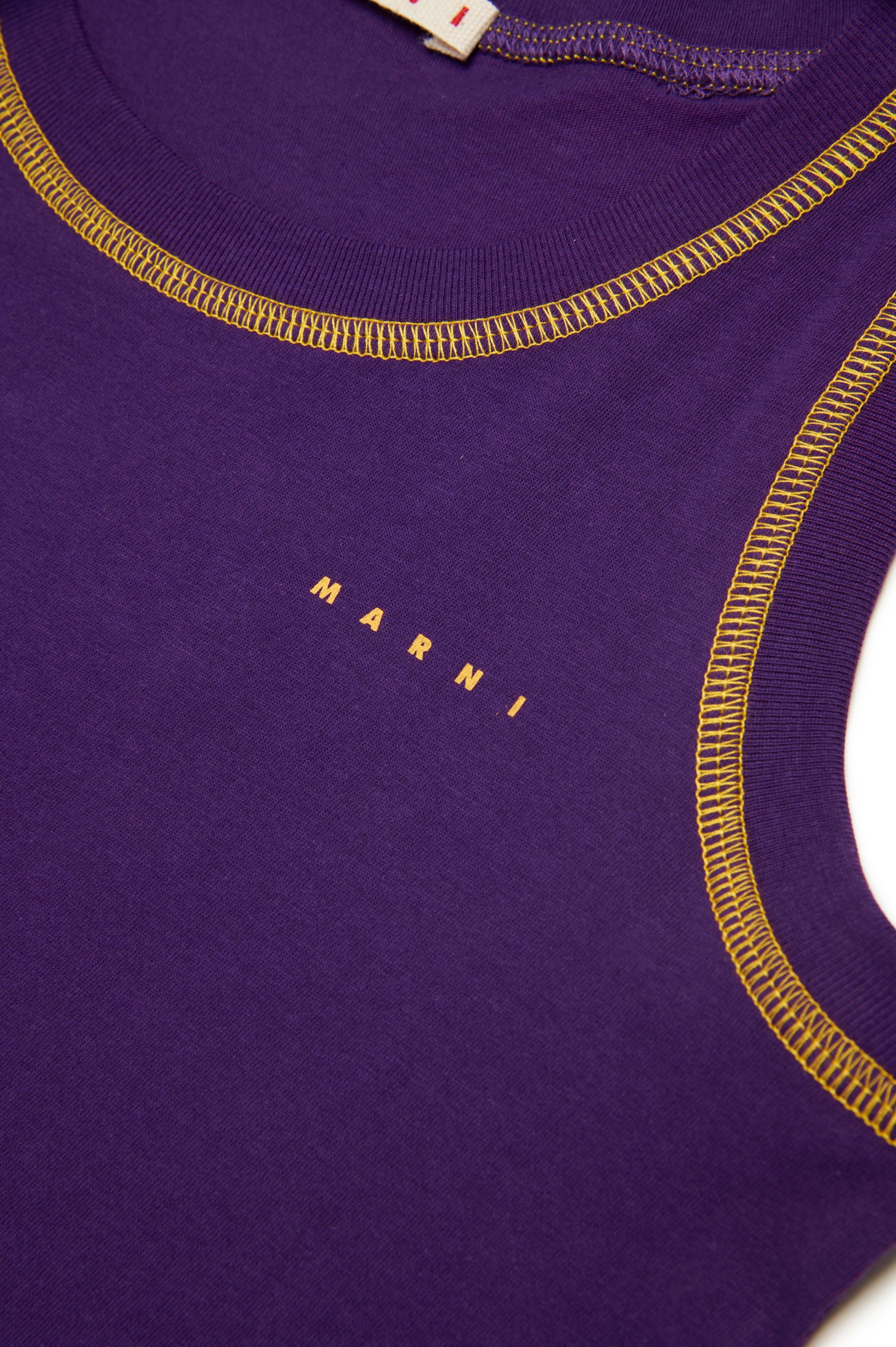 T-shirt sans manches avec logo - Purple Grape