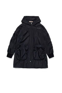 Veste coupe-vent à capuche - Black