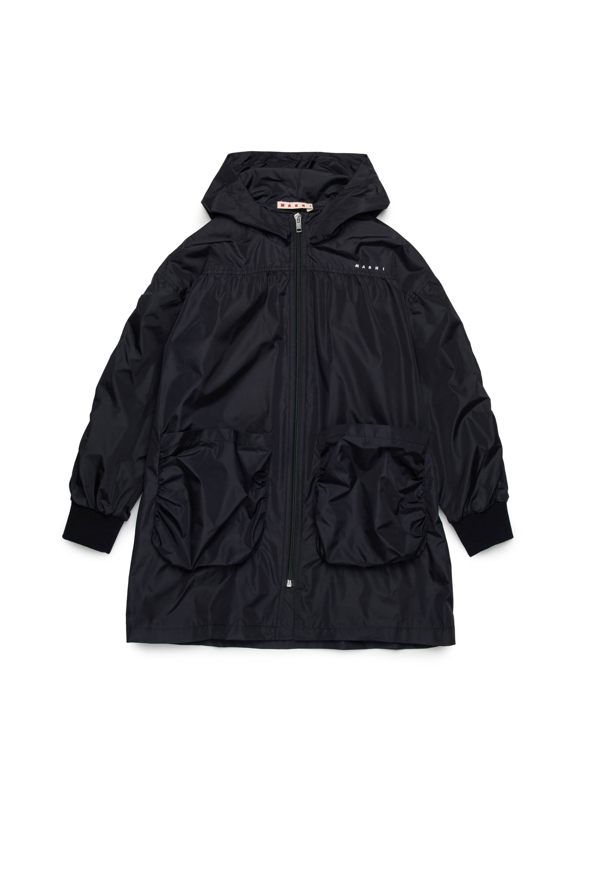 Veste coupe-vent à capuche - Black