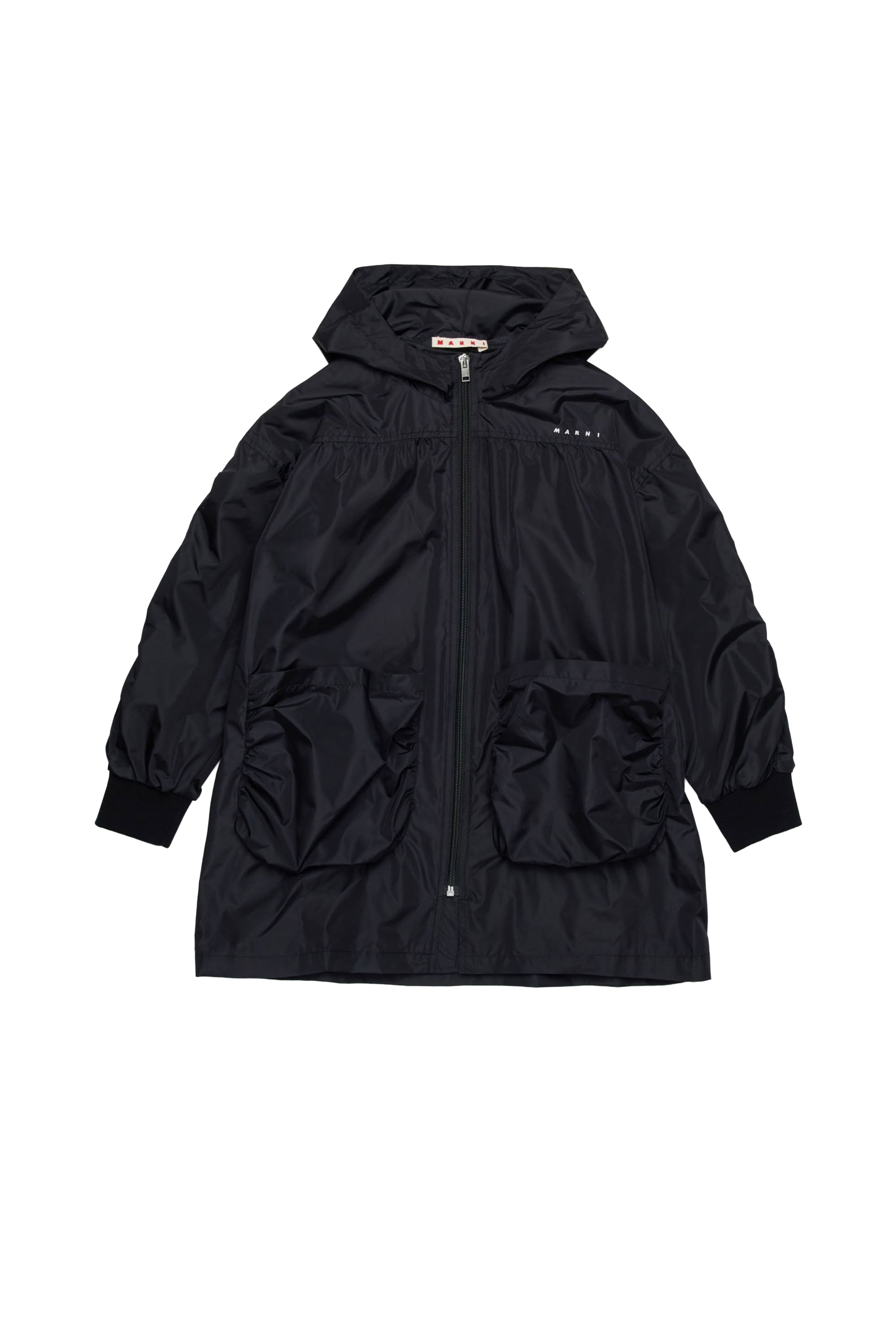 Windproof hooded jacket - Black