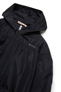 Veste coupe-vent à capuche - Black