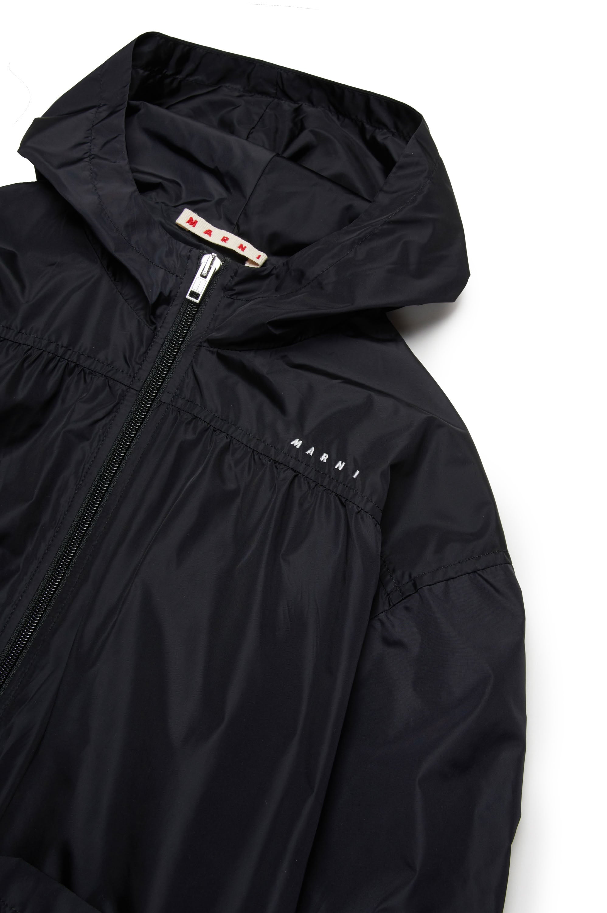 Veste coupe-vent à capuche - Black