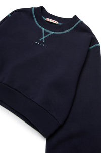 Sweatshirt with logo - Blue Navy