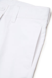 Pantalon à pinces - White
