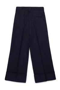 Pleated trousers - Blue Navy