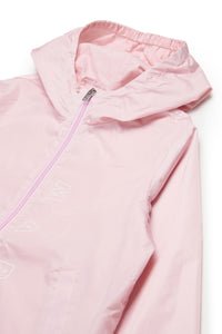 Windproof hooded jacket - Soft Pink