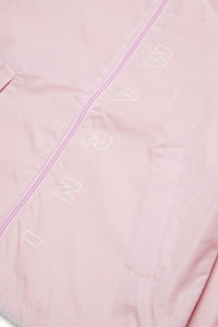 Windproof hooded jacket - Soft Pink