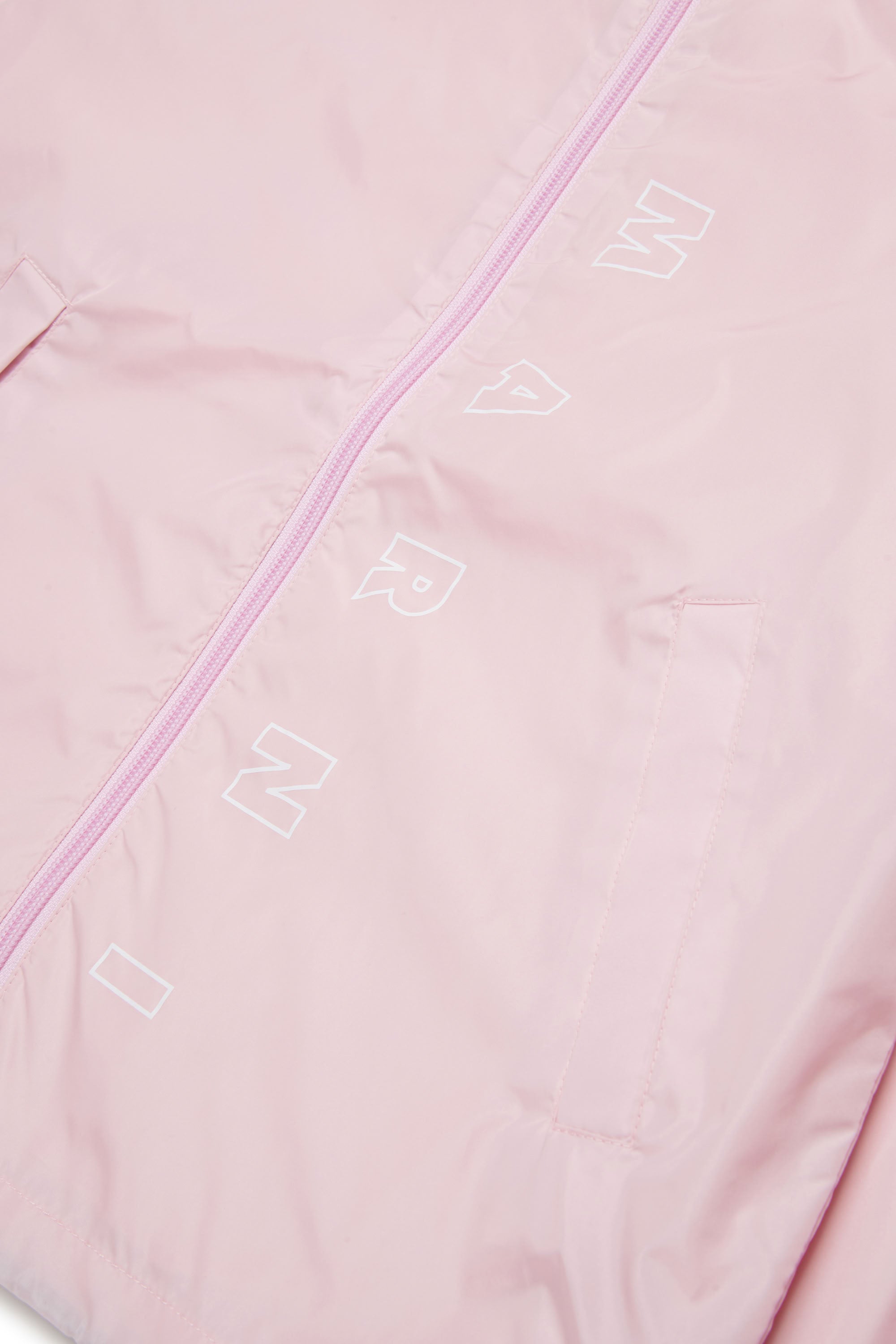 Windproof hooded jacket - Soft Pink