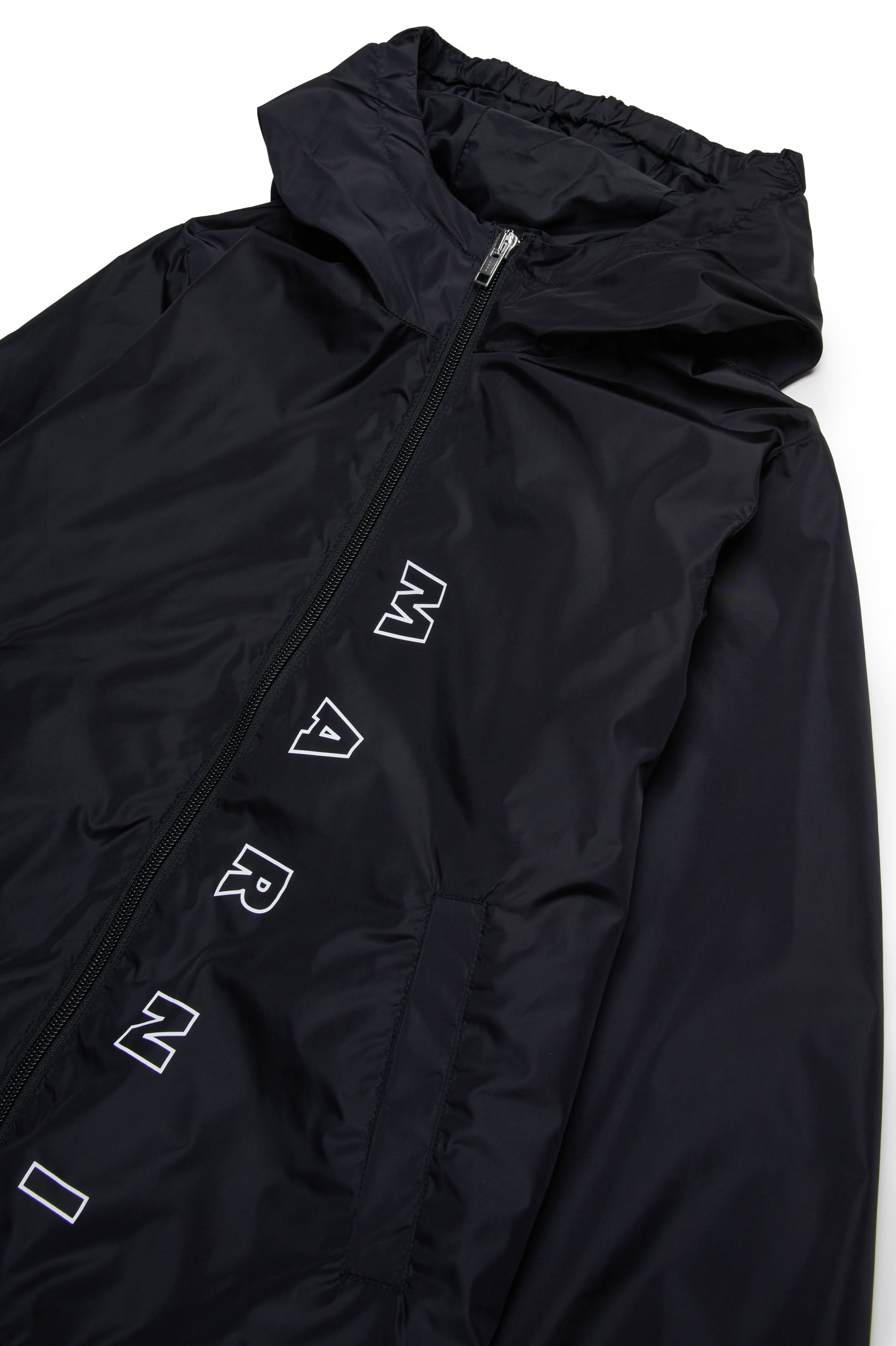 Veste coupe-vent à capuche - Black