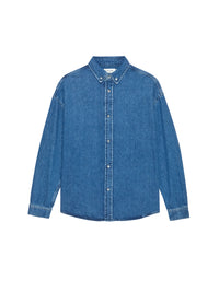 L/S BUTTON DOWN RELAXED DENIM SHIRTPALMA