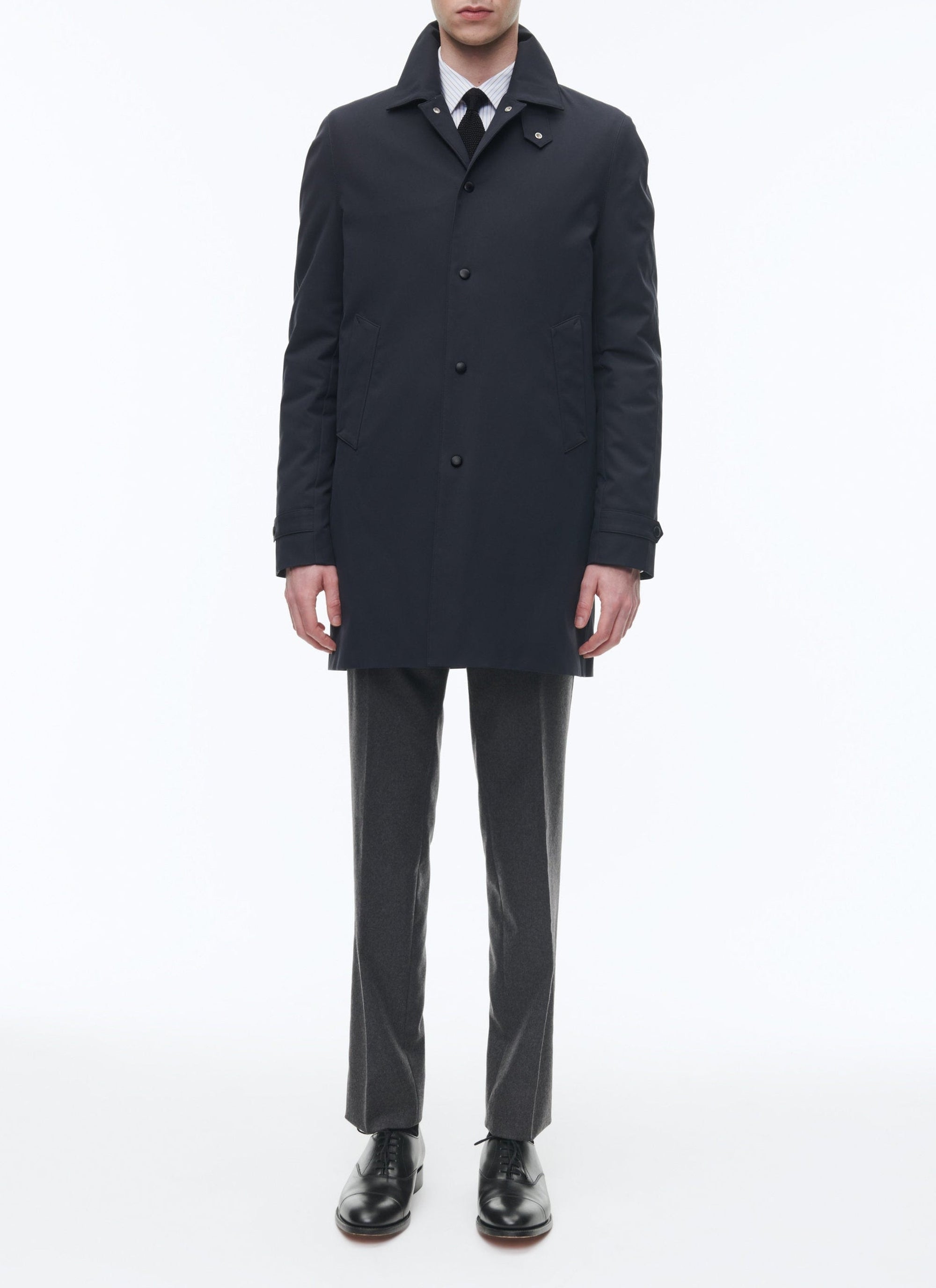 Veste longue imperméable - Marine