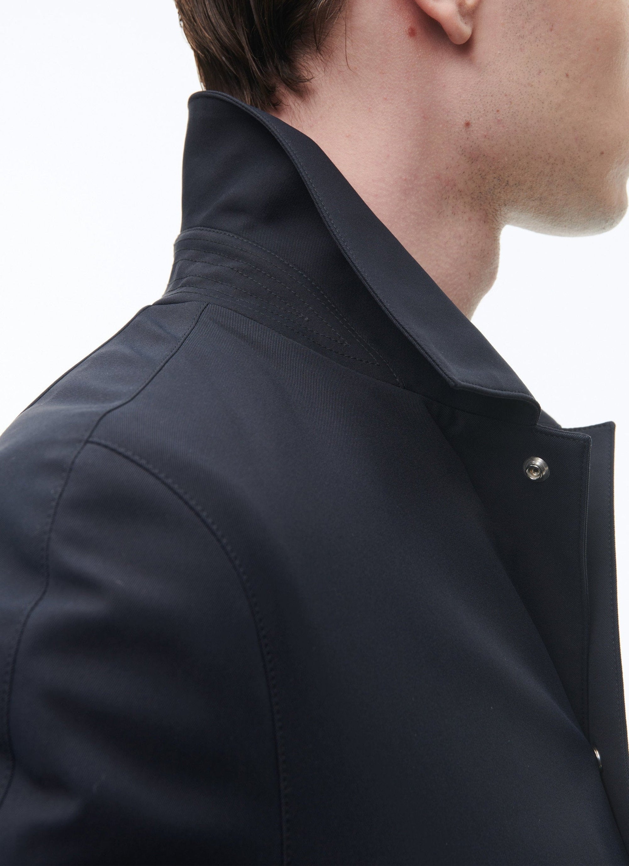 Veste longue imperméable - Marine