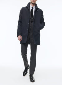 Veste longue imperméable - Marine