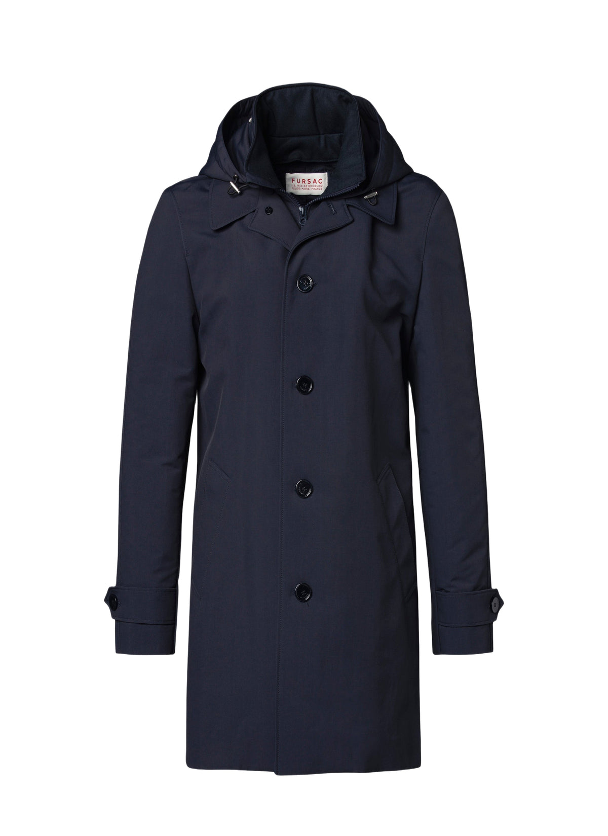Parka en toile déperlante - Marine