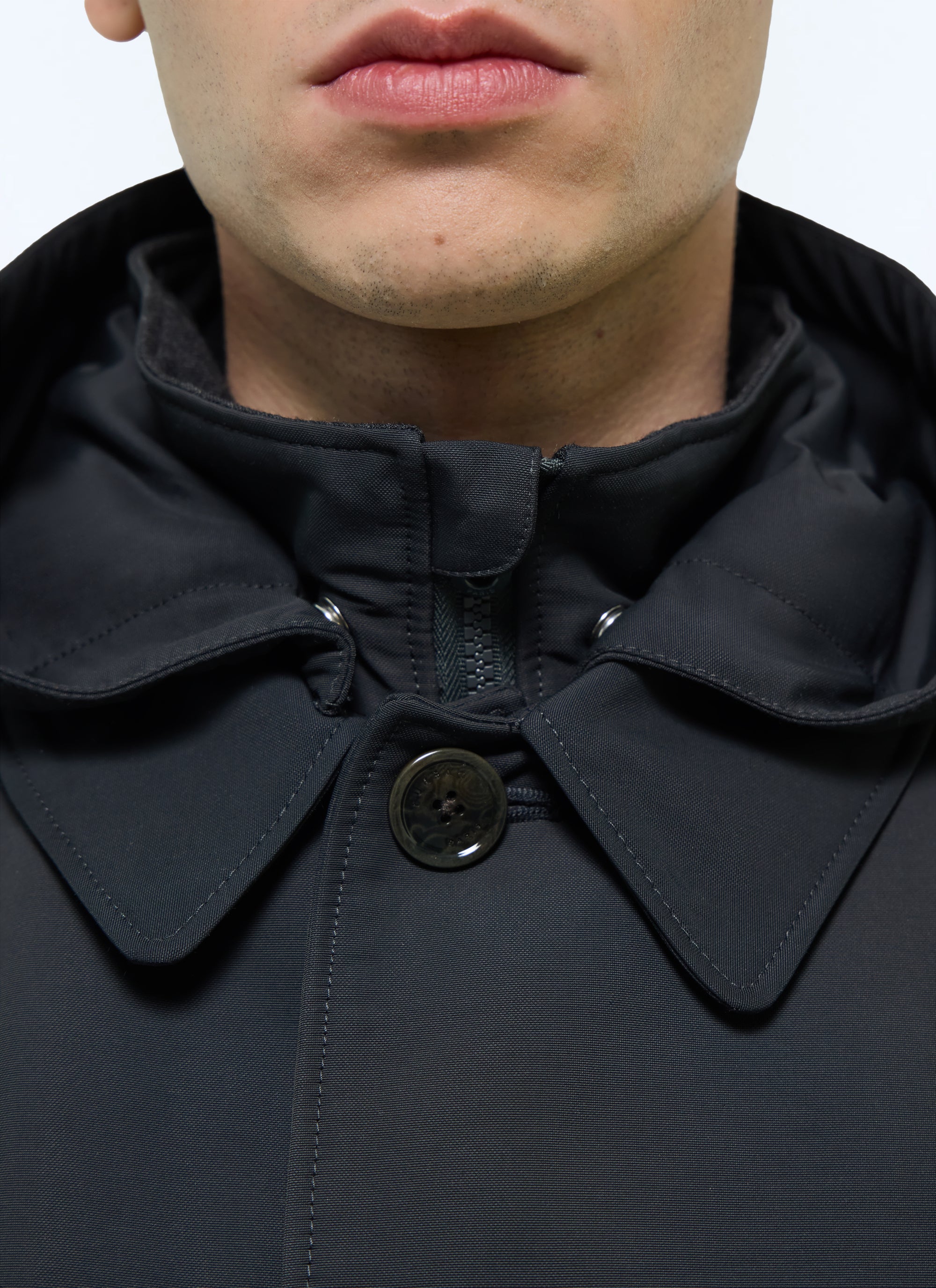 Parka en toile déperlante - Anthracite