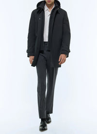 Parka en toile déperlante - Anthracite